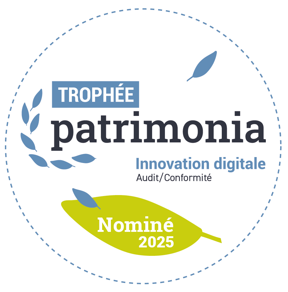 Trophées Patrimonia 2025 — Nominé, catégorie Innovation Digitale, Audit/Conformité
